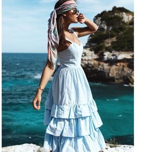 H&M Trend conscious poplin tiered midi dress 4